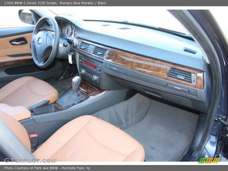 Monaco Blue Metallic / Black 2009 BMW 3 Series 328i Sedan