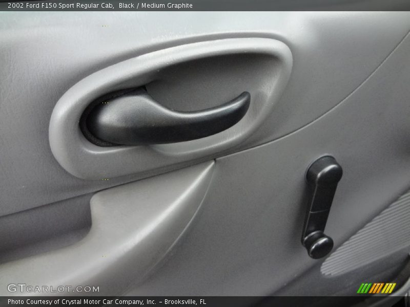 Black / Medium Graphite 2002 Ford F150 Sport Regular Cab