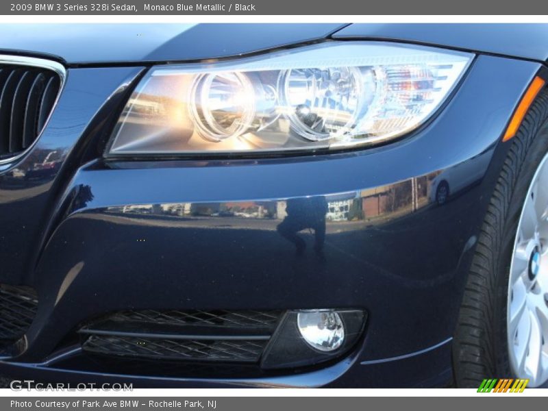 Monaco Blue Metallic / Black 2009 BMW 3 Series 328i Sedan