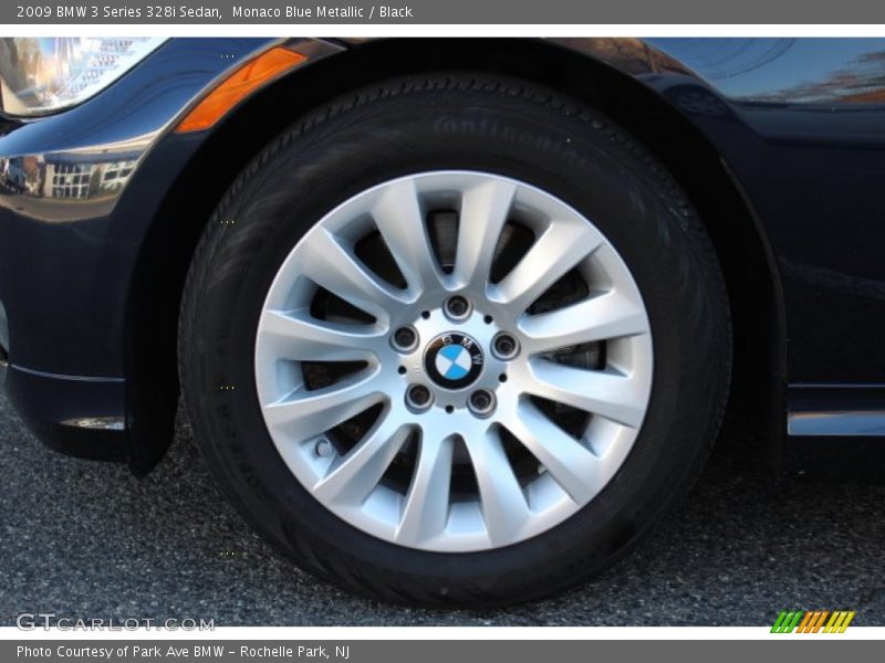 Monaco Blue Metallic / Black 2009 BMW 3 Series 328i Sedan