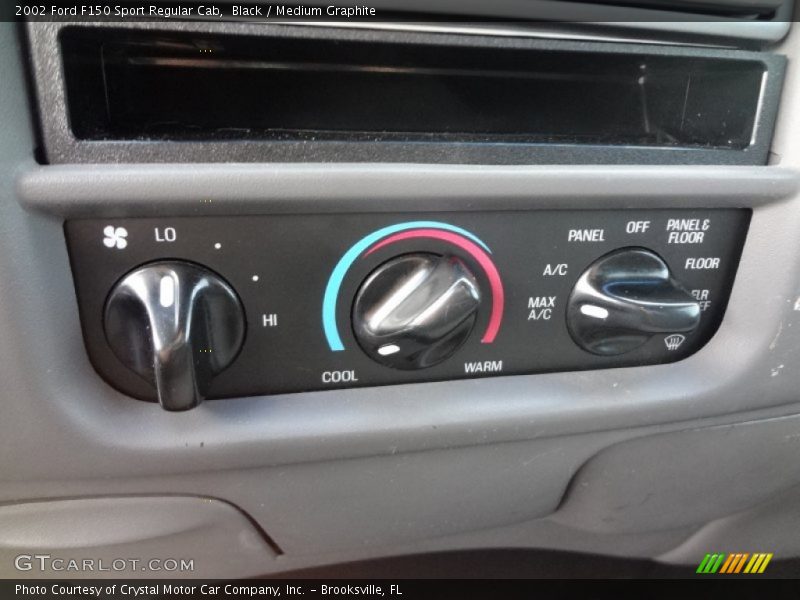 Controls of 2002 F150 Sport Regular Cab