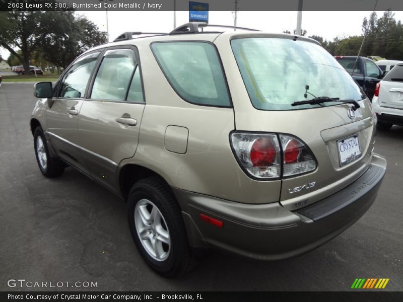 Burnished Gold Metallic / Ivory 2003 Lexus RX 300