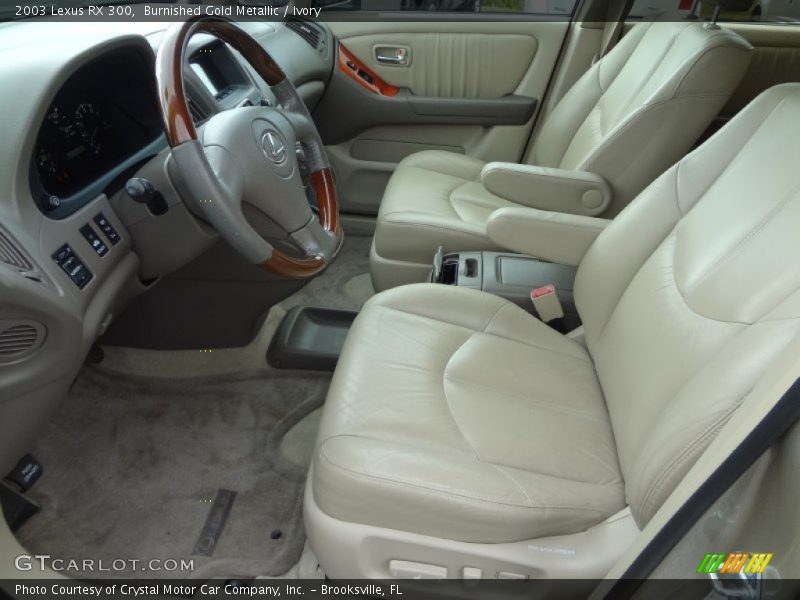 Burnished Gold Metallic / Ivory 2003 Lexus RX 300