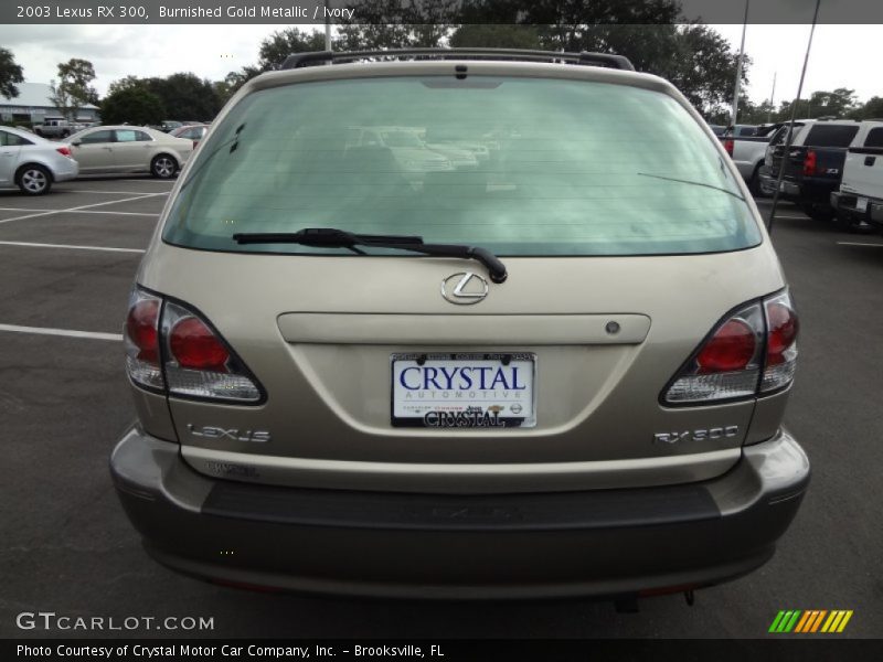 Burnished Gold Metallic / Ivory 2003 Lexus RX 300