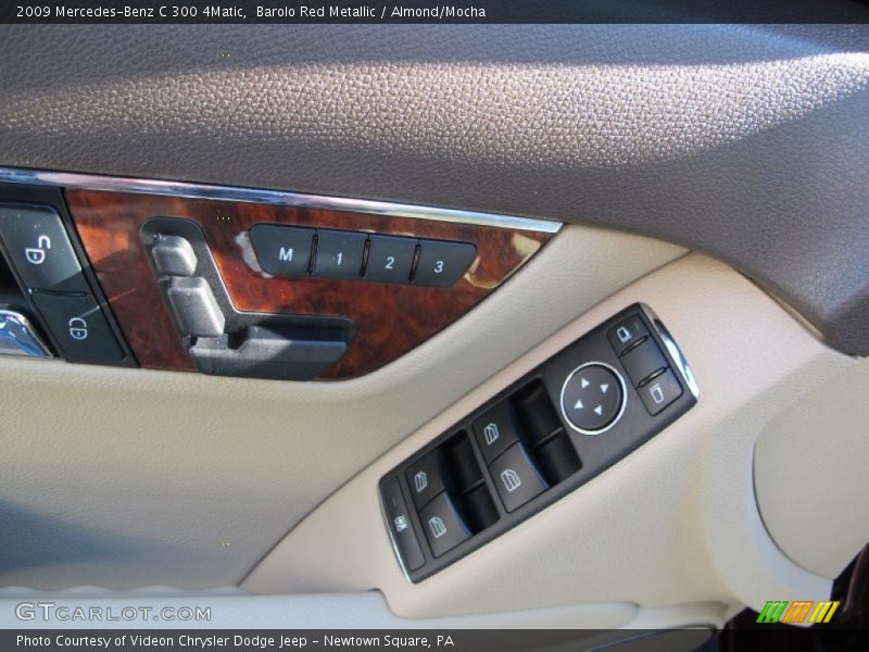 Barolo Red Metallic / Almond/Mocha 2009 Mercedes-Benz C 300 4Matic