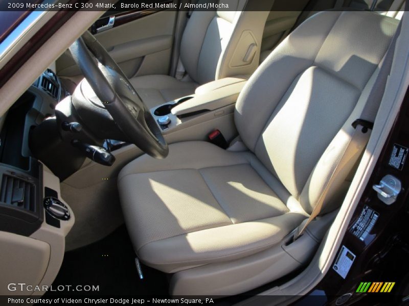 Barolo Red Metallic / Almond/Mocha 2009 Mercedes-Benz C 300 4Matic