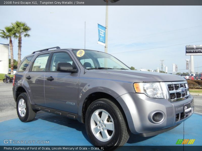 Tungsten Grey Metallic / Stone 2008 Ford Escape XLS