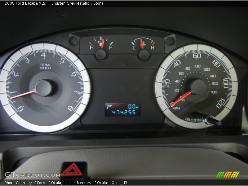 Tungsten Grey Metallic / Stone 2008 Ford Escape XLS