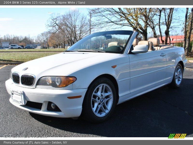 Alpine White / Sand 2004 BMW 3 Series 325i Convertible