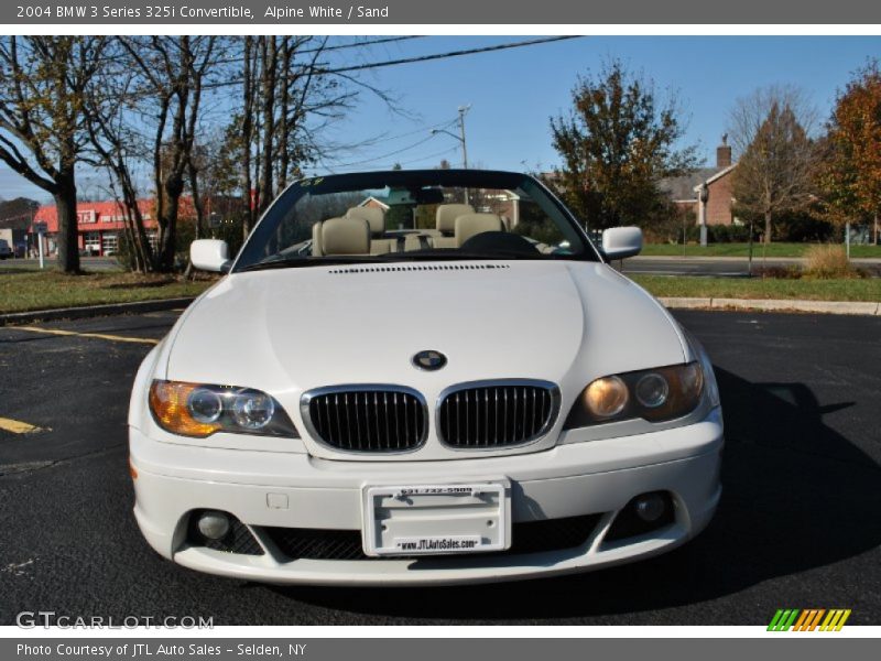 Alpine White / Sand 2004 BMW 3 Series 325i Convertible