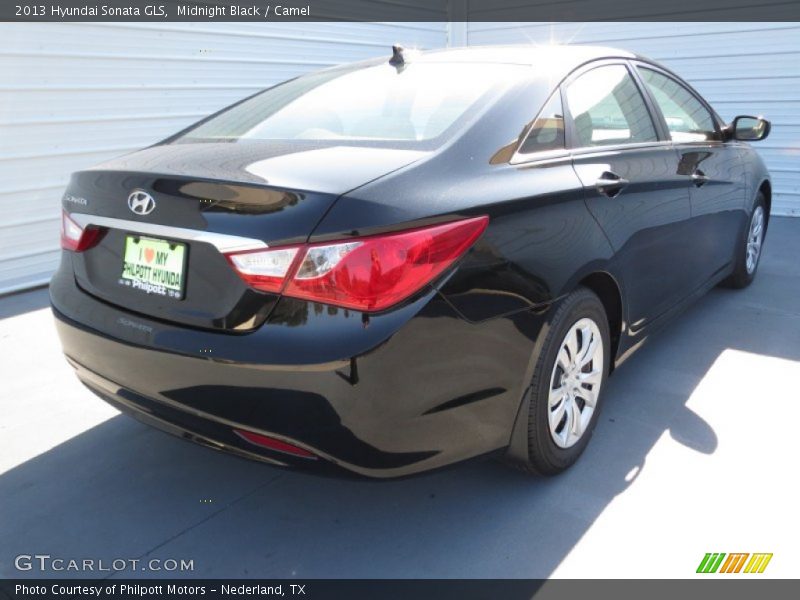 Midnight Black / Camel 2013 Hyundai Sonata GLS