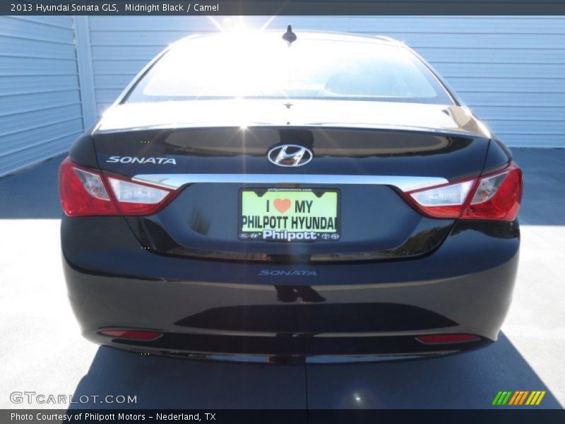Midnight Black / Camel 2013 Hyundai Sonata GLS