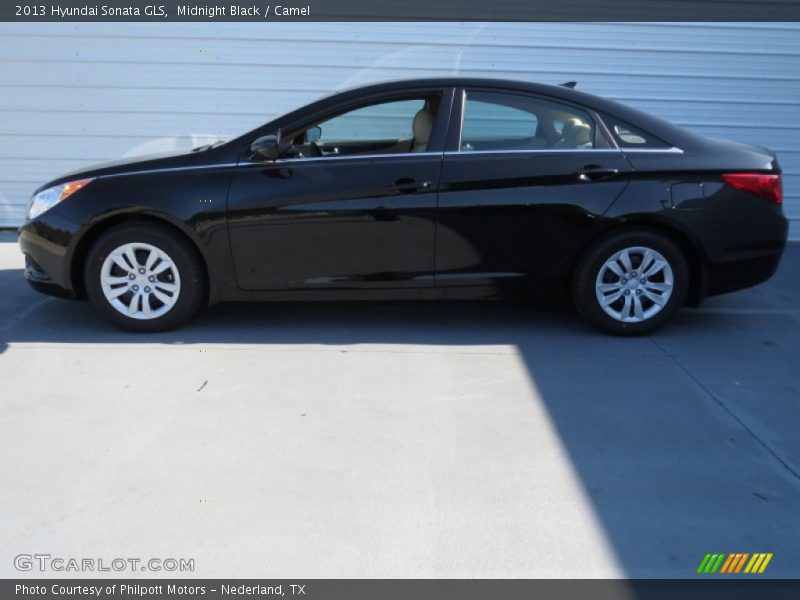 Midnight Black / Camel 2013 Hyundai Sonata GLS