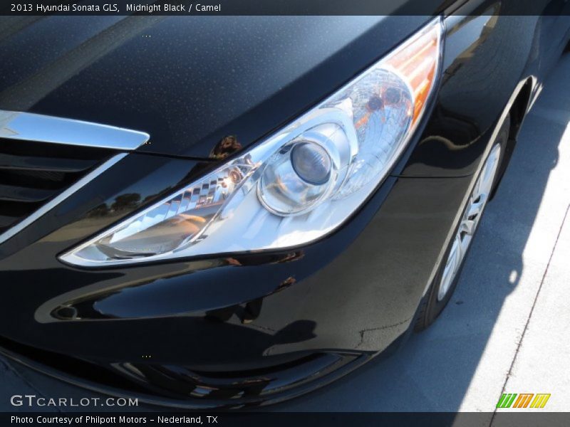 Midnight Black / Camel 2013 Hyundai Sonata GLS