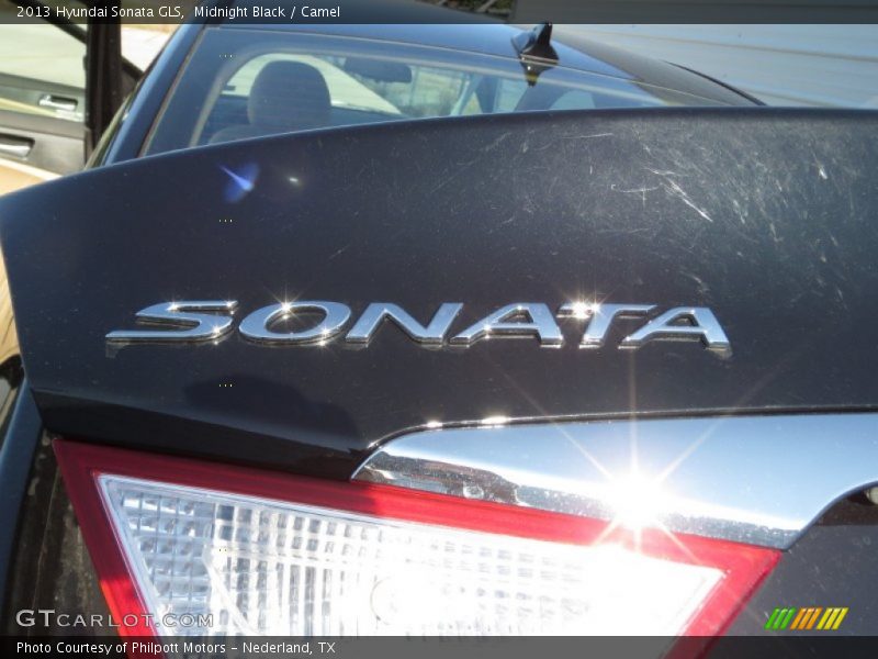 Midnight Black / Camel 2013 Hyundai Sonata GLS