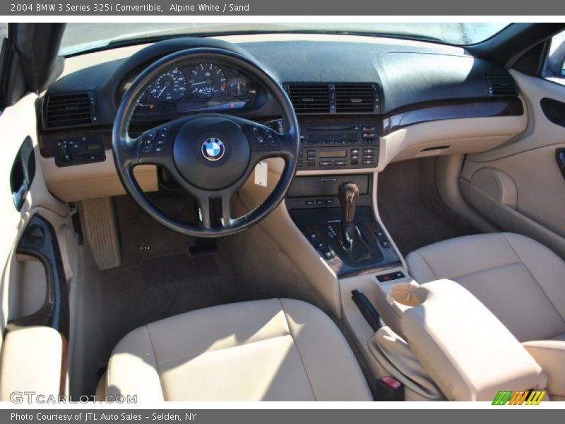 Alpine White / Sand 2004 BMW 3 Series 325i Convertible