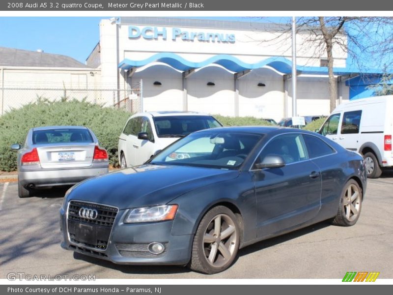 Meteor Grey Pearl Metallic / Black 2008 Audi A5 3.2 quattro Coupe