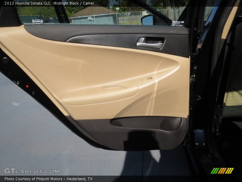 Midnight Black / Camel 2013 Hyundai Sonata GLS