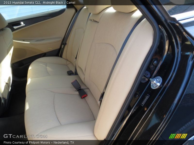 Midnight Black / Camel 2013 Hyundai Sonata GLS
