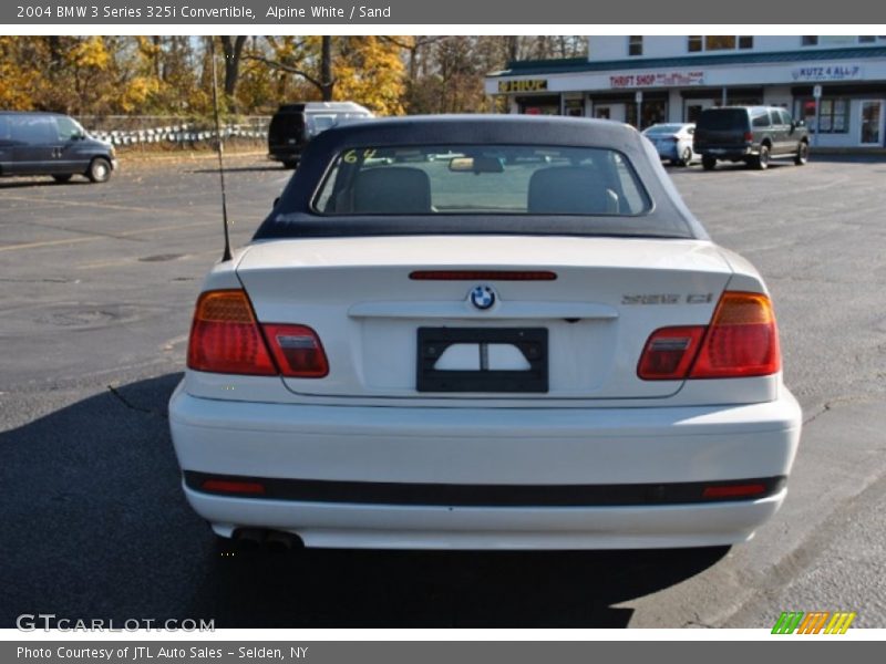 Alpine White / Sand 2004 BMW 3 Series 325i Convertible