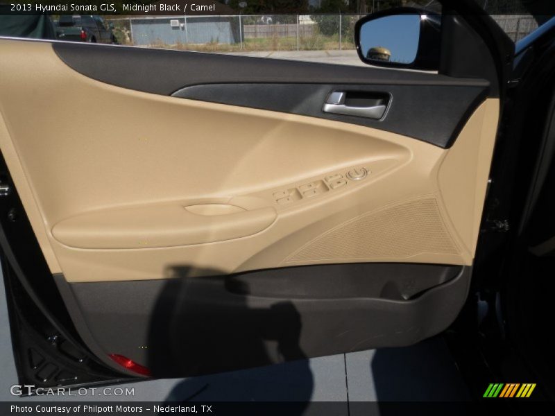 Midnight Black / Camel 2013 Hyundai Sonata GLS