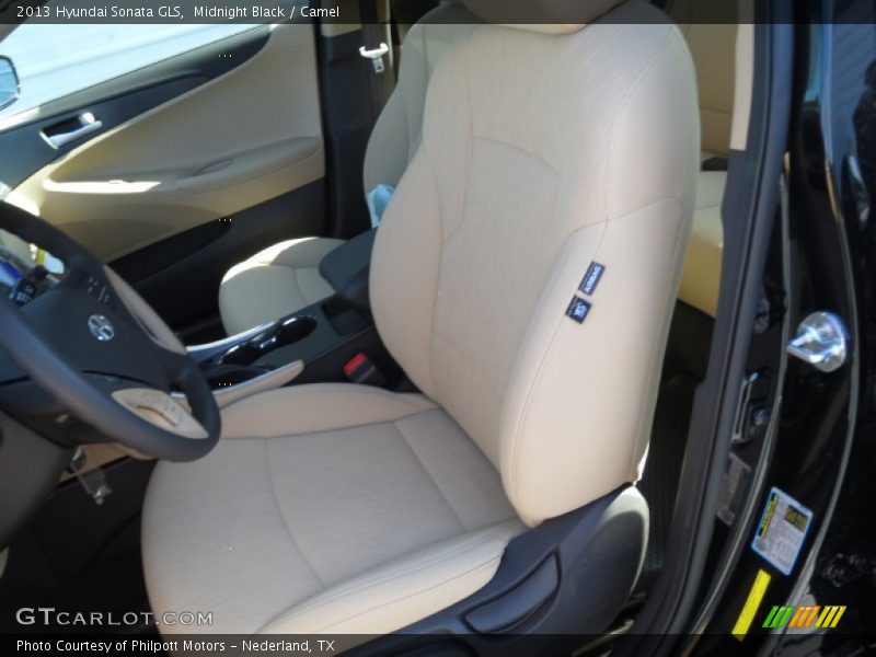 Midnight Black / Camel 2013 Hyundai Sonata GLS