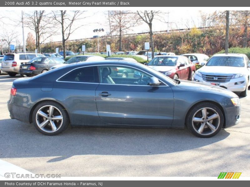Meteor Grey Pearl Metallic / Black 2008 Audi A5 3.2 quattro Coupe