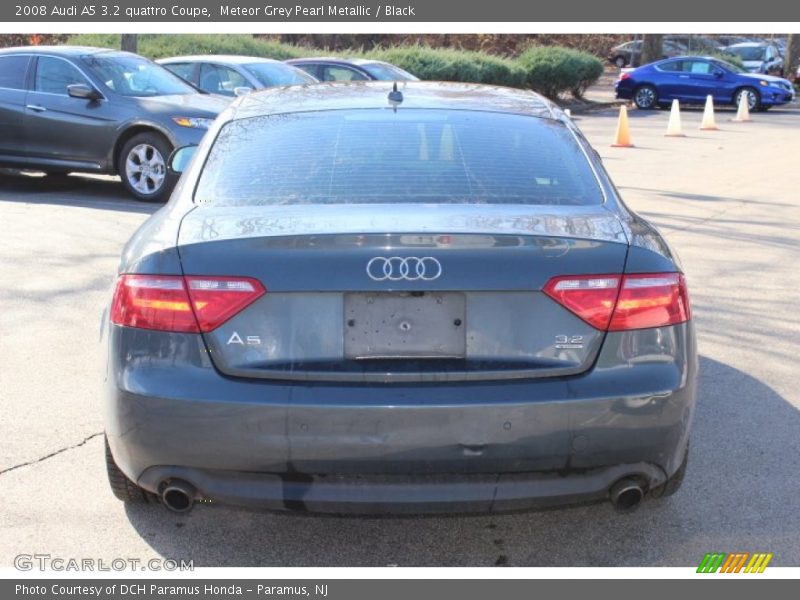 Meteor Grey Pearl Metallic / Black 2008 Audi A5 3.2 quattro Coupe
