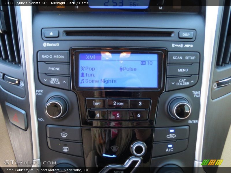 Midnight Black / Camel 2013 Hyundai Sonata GLS