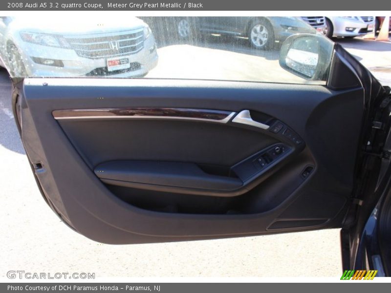Meteor Grey Pearl Metallic / Black 2008 Audi A5 3.2 quattro Coupe
