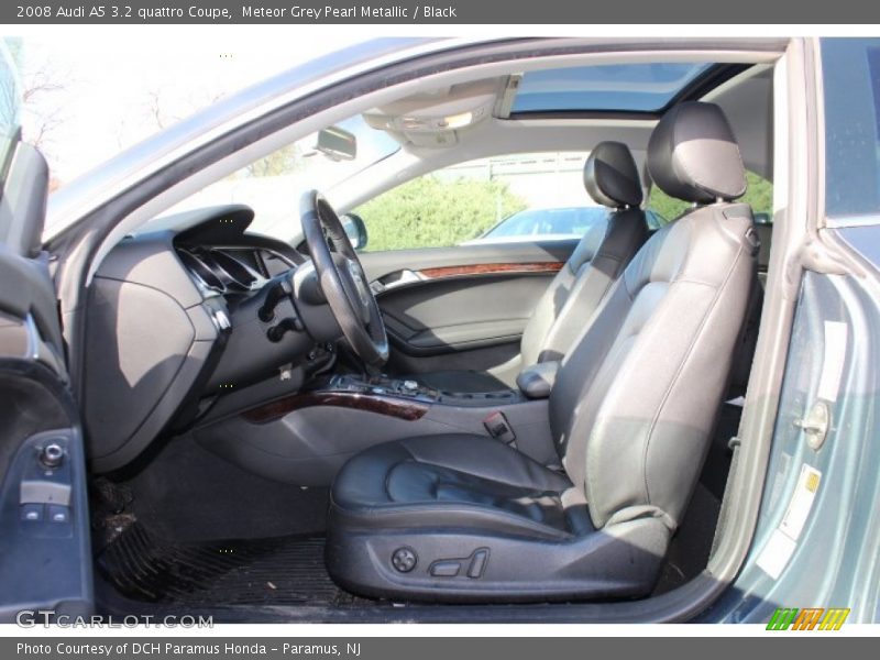 Meteor Grey Pearl Metallic / Black 2008 Audi A5 3.2 quattro Coupe