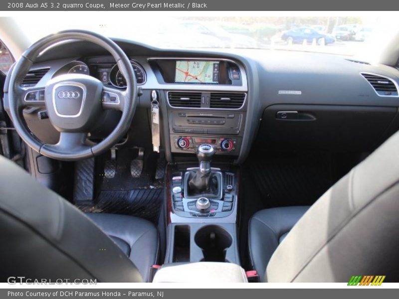 Meteor Grey Pearl Metallic / Black 2008 Audi A5 3.2 quattro Coupe