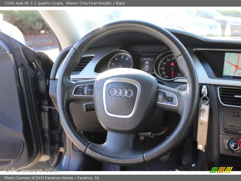 Meteor Grey Pearl Metallic / Black 2008 Audi A5 3.2 quattro Coupe