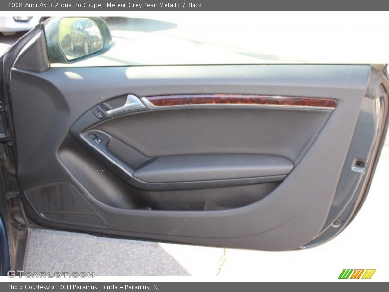 Meteor Grey Pearl Metallic / Black 2008 Audi A5 3.2 quattro Coupe