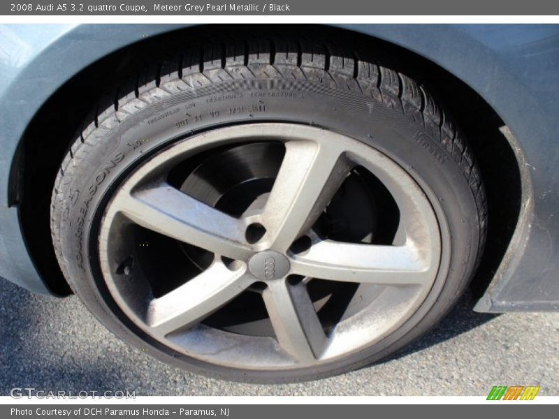Meteor Grey Pearl Metallic / Black 2008 Audi A5 3.2 quattro Coupe