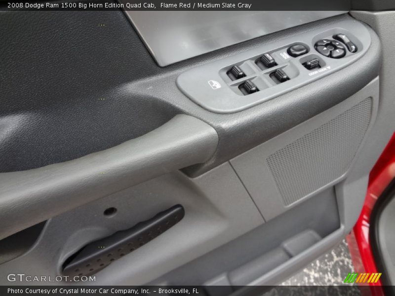 Flame Red / Medium Slate Gray 2008 Dodge Ram 1500 Big Horn Edition Quad Cab