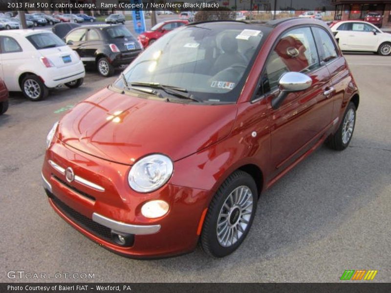 Front 3/4 View of 2013 500 c cabrio Lounge