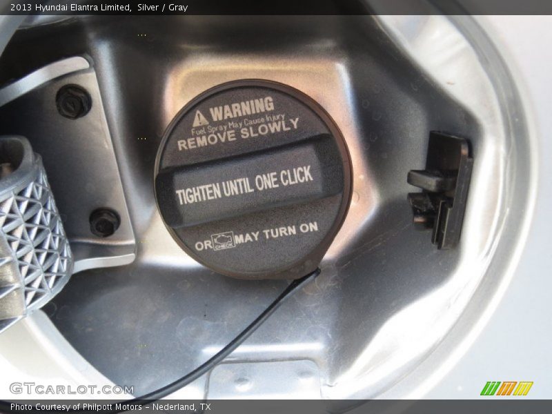 Silver / Gray 2013 Hyundai Elantra Limited