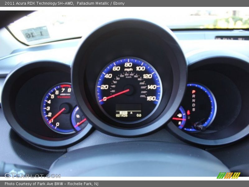 Palladium Metallic / Ebony 2011 Acura RDX Technology SH-AWD
