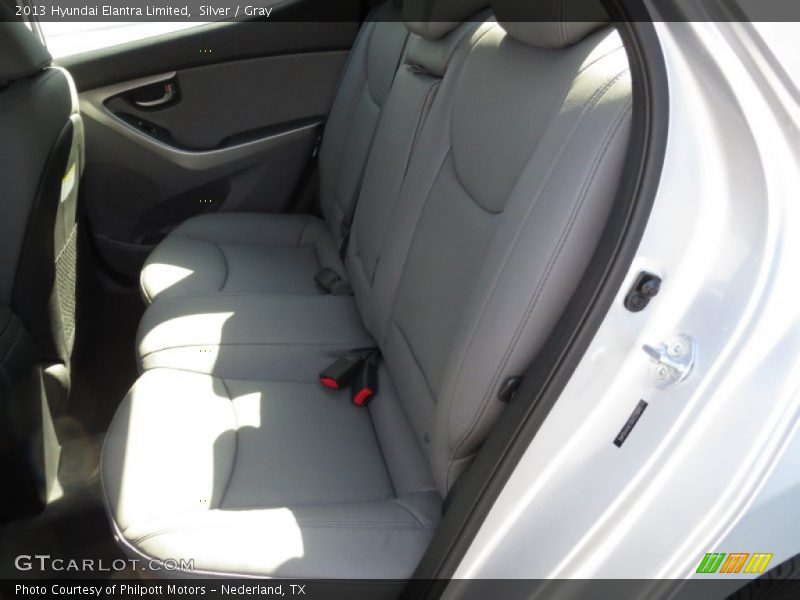 Silver / Gray 2013 Hyundai Elantra Limited