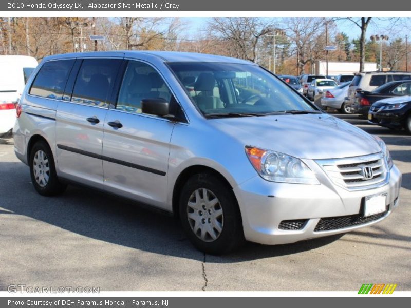 Alabaster Silver Metallic / Gray 2010 Honda Odyssey LX