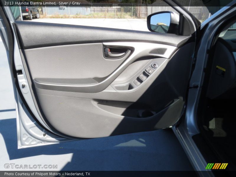 Silver / Gray 2013 Hyundai Elantra Limited