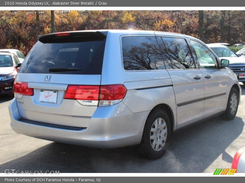 Alabaster Silver Metallic / Gray 2010 Honda Odyssey LX