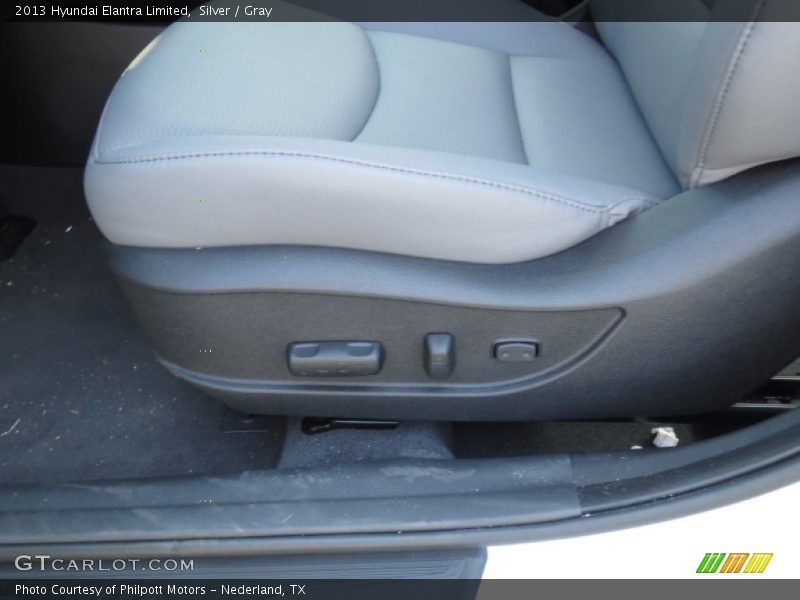 Silver / Gray 2013 Hyundai Elantra Limited