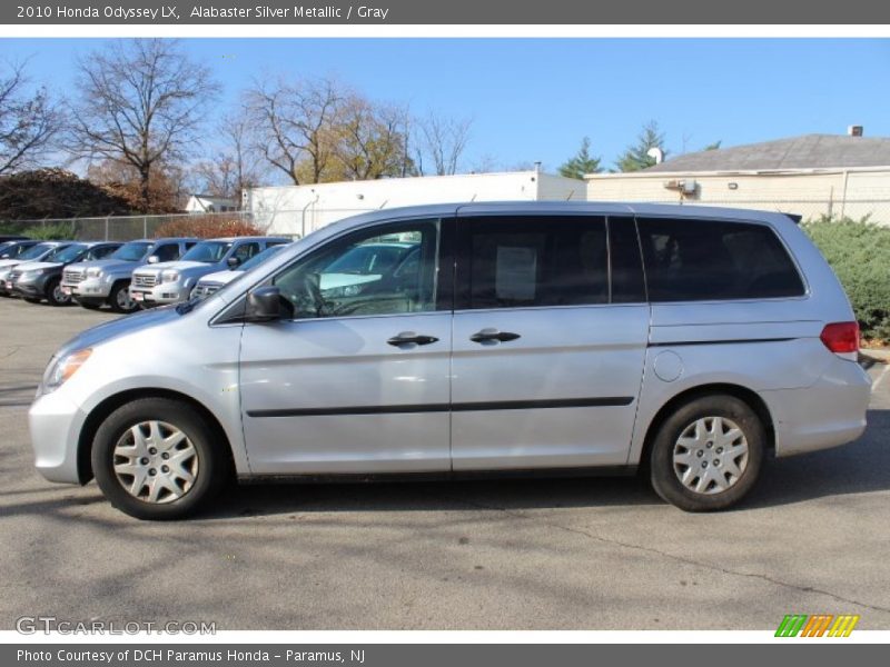 Alabaster Silver Metallic / Gray 2010 Honda Odyssey LX