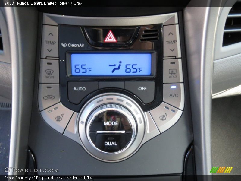 Silver / Gray 2013 Hyundai Elantra Limited