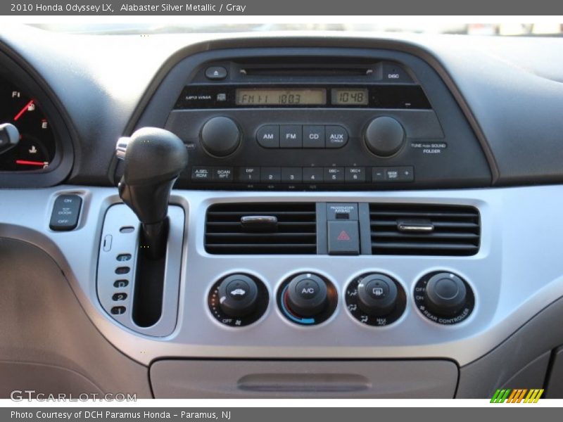 Alabaster Silver Metallic / Gray 2010 Honda Odyssey LX