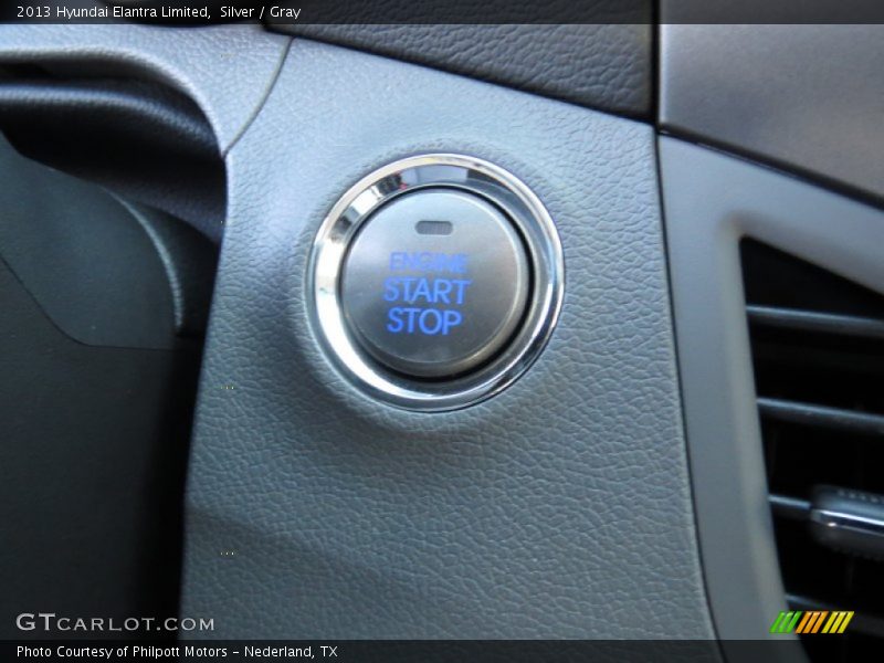 Silver / Gray 2013 Hyundai Elantra Limited