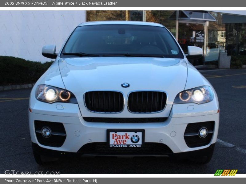 Alpine White / Black Nevada Leather 2009 BMW X6 xDrive35i