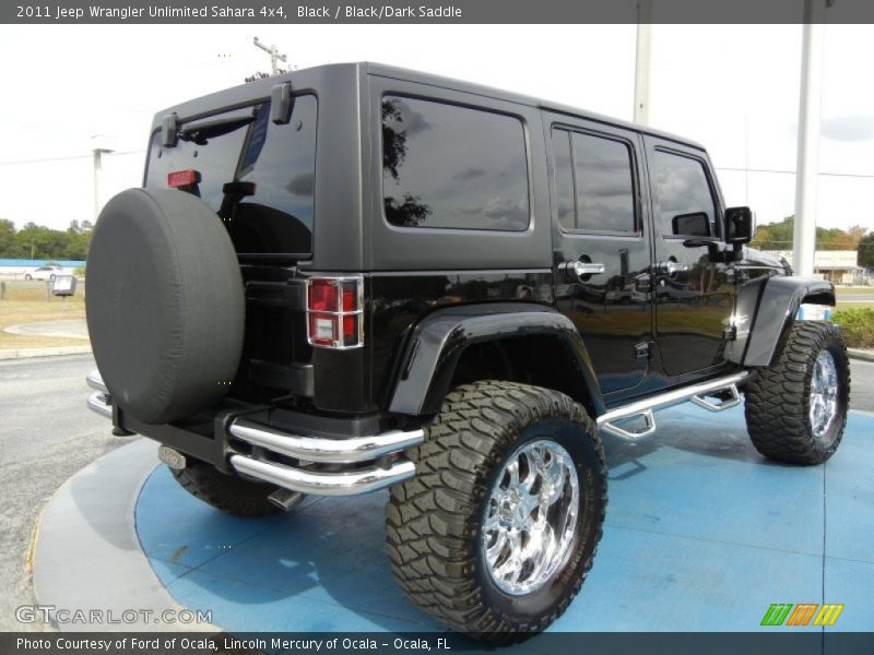 Black / Black/Dark Saddle 2011 Jeep Wrangler Unlimited Sahara 4x4
